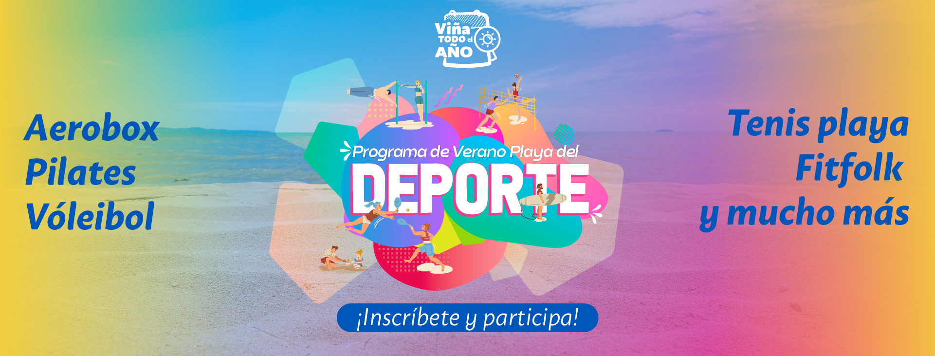¡Disfruta el verano en la Playa del Deporte de Viña del Mar!