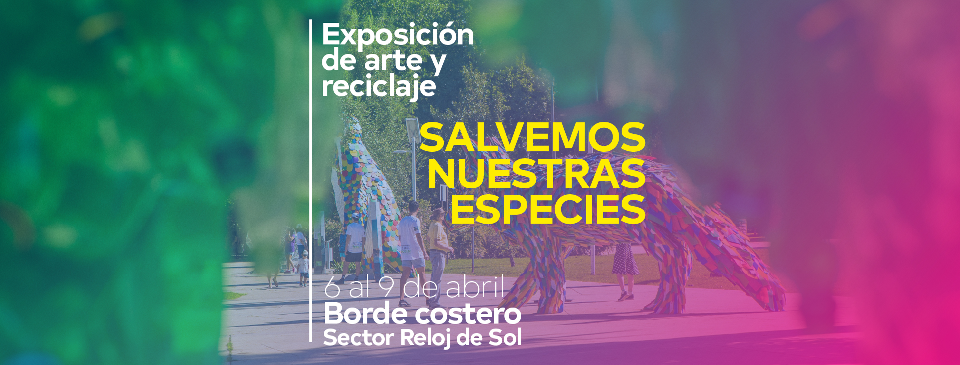 Llega a Viña del Mar exposición de arte sustentable “Salvemos nuestras especies”